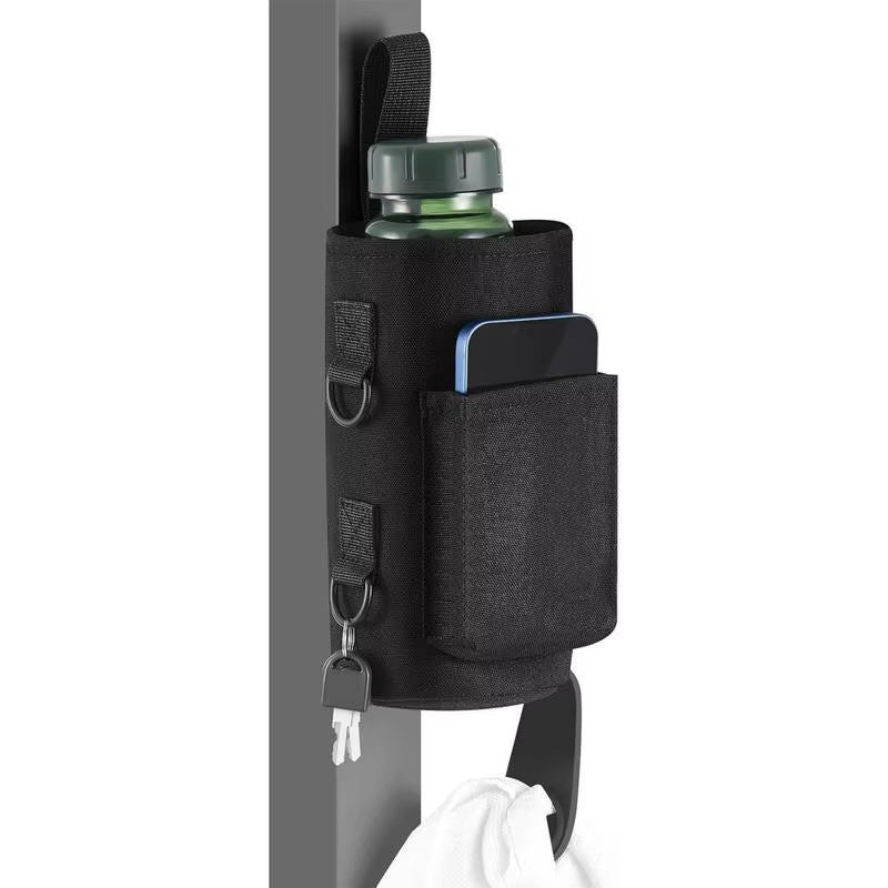Magnetic Water Bottle Carrier Sling Bag - Non-Slip Portable Holder for Gym Accessories