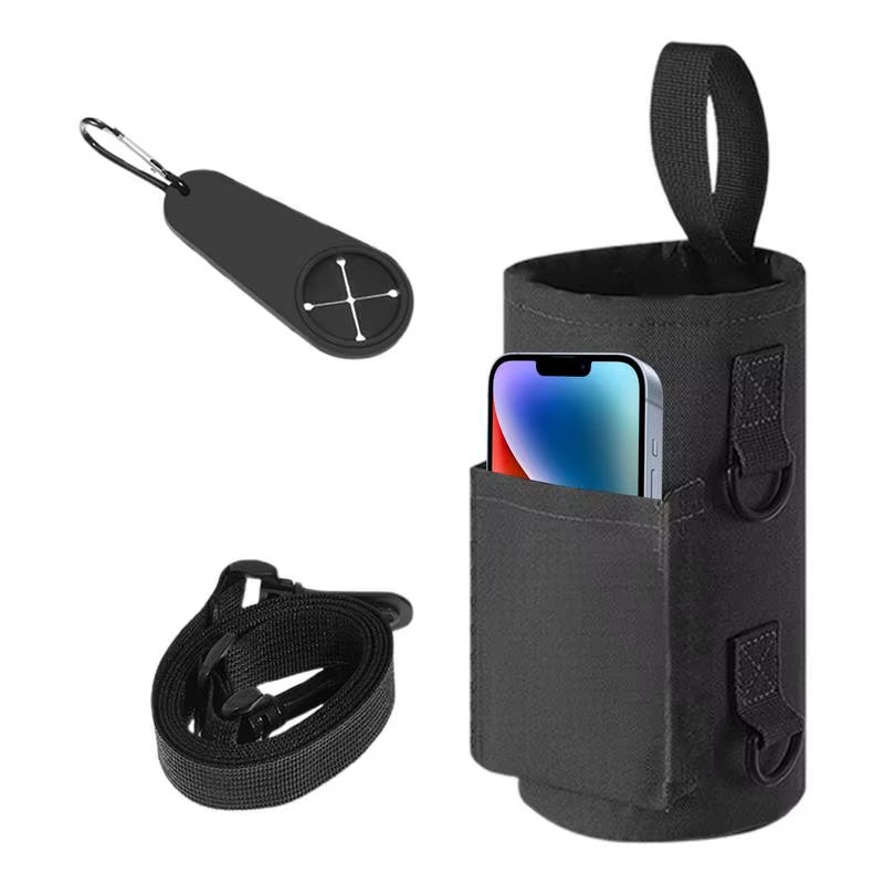 Magnetic Water Bottle Carrier Sling Bag - Non-Slip Portable Holder for Gym Accessories